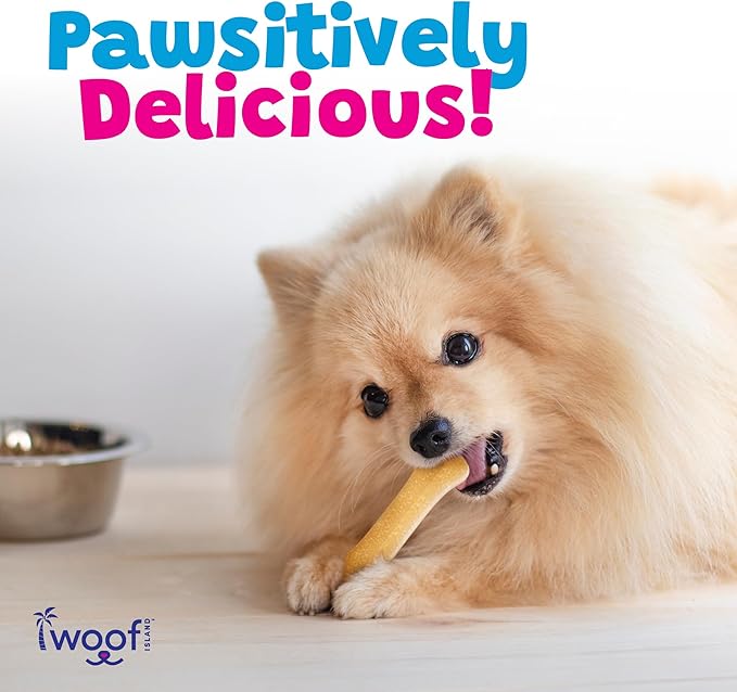 Coconut Dog Bones - Premium, All Natural Coconut Dog Treats - Healthy Puppy Treats & Vitamin Rich Rawhide Free Dog Chews - (Original)