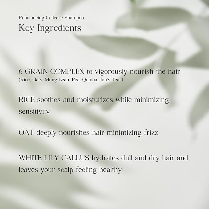 Nourishing Botanic Cellcare Shampoo 500ml, 16.90 fl oz | Sulfate-Free, Paraben-Free and Color-Safe | pH Balancing