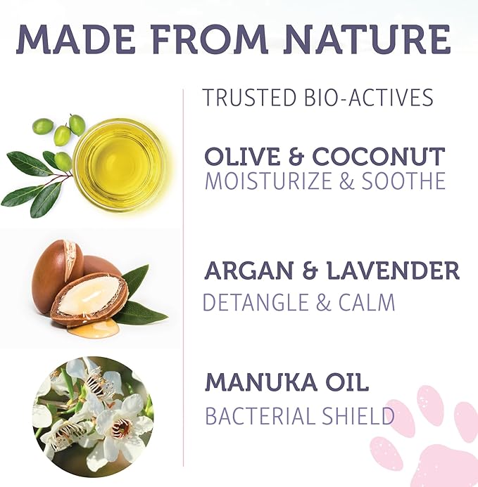 Gentle WashBar for Pets - Mild and Safe Puppy Shampoo for Small Dogs. Fresh Scent in a Compact & Lightweight Bar Soap. Suitable for Sensitive Skin. 2.8oz Bar