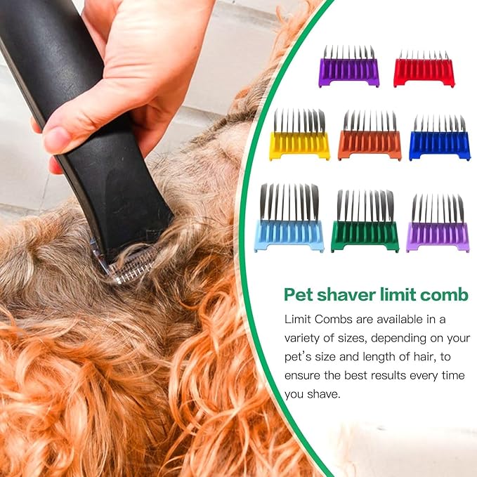 Animal Stainless Steel Attachment Guide Comb for 5-in-1 Detachable Blade, For Wahl Bravura, Arco, Chromado, Figura, and Motion, Pet, Dog, Cat, Horse Clippers