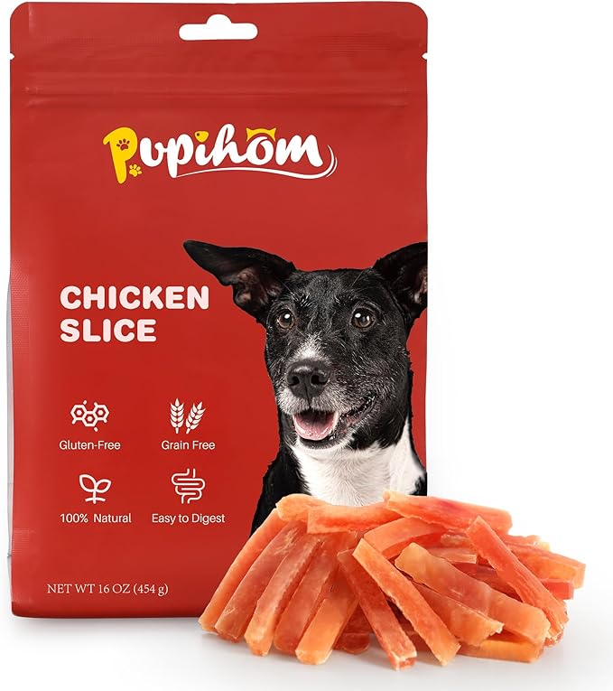 Chicken Slices, Real Chicken, 16OZ, Training Reward Snacks, Rawhide-Free, Dog Pet Food