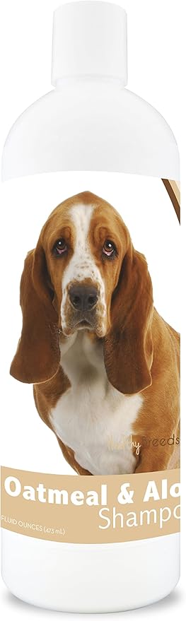 Healthy Breeds Basset Hound Oatmeal Shampoo with Aloe 16 oz