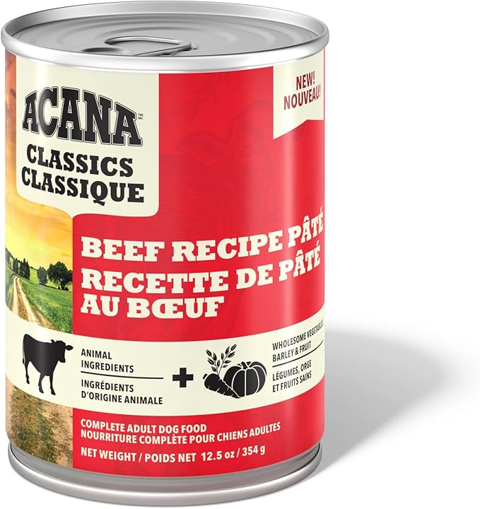 ACANA™ Classics Beef Recipe Pâté Wet Dog Food (Case of 12)