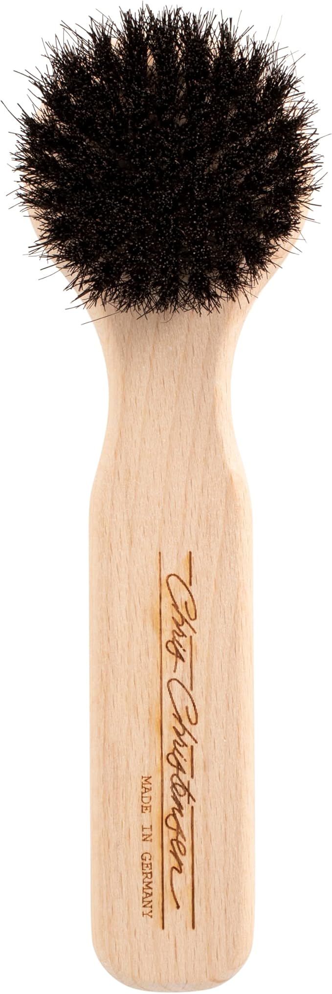 Chris Christensen Horse Hair Chalk Brush for Dogs, Groom Like a Professional, Even Applicaiton, Great for Face or Feet, 100% Horse Hair, Made in Germany