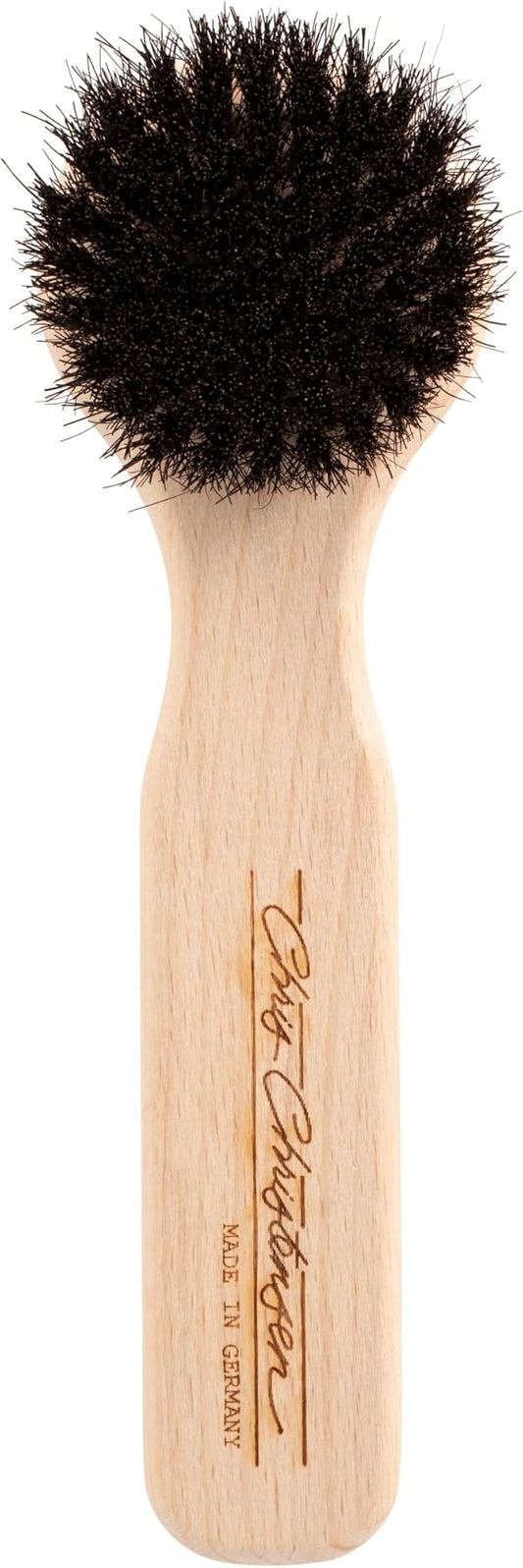 Chris Christensen Horse Hair Chalk Brush for Dogs, Groom Like a Professional, Even Applicaiton, Great for Face or Feet, 100% Horse Hair, Made in Germany