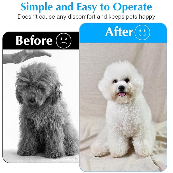 5 Pcs Pet Knotting Comb Hair Knot Remover for Dogs and Cats Pet Dematting Comb Letter Opener Pets Hair Removal Tool Grooming Tool Supplies Matted Fur Remover