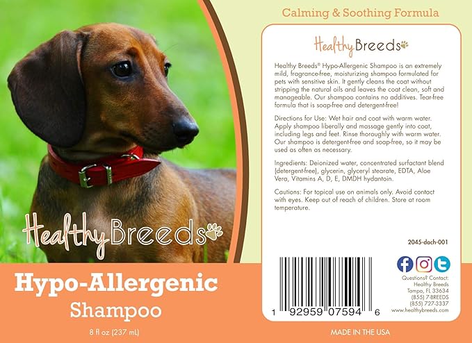 Healthy Breeds Dachshund Hypo-Allergenic Shampoo 8 oz