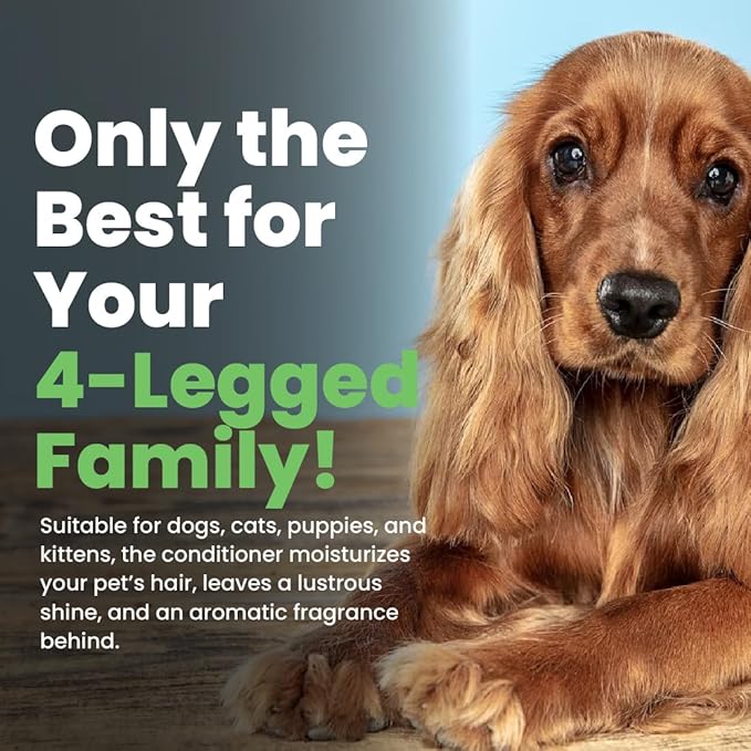 Best Shot Scentament Spa Fortifying Puppy Conditioner, Ideal Skin Care Product, for Deep Cortex Conditioning, Cucumber Melon, 16 Ounces