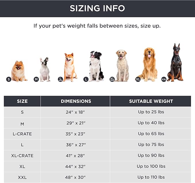 Bedsure Washable Dog Crate Bed for Large Dogs, Reversible Foam Floor Dog Mat, Lightweight Travel Flat Pet Beds for Indoor & Outdoor Dogs (35" x 23", Brown)