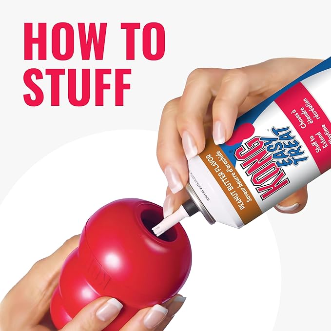 KONG Classic Stuffable Dog Toy - Fetch & Chew Toy for Dogs - Treat-Filling Capabilities & Erratic Bounce for Extended Play Time - Durable Natural Rubber Material - for XX-Large Dogs