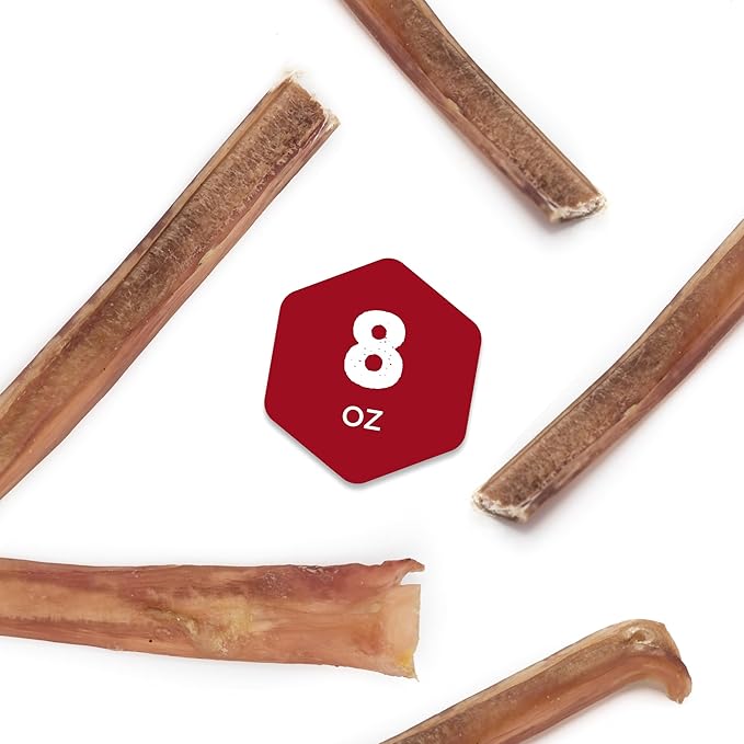 Best Bully Sticks 4 Inch Bully Sticks for Dogs - 100% Natural, Grass-Fed Beef, Dog Bully Sticks for Small Dogs and Puppies - Grain and Rawhide Free Bully Stick Dog Chews | 8 oz
