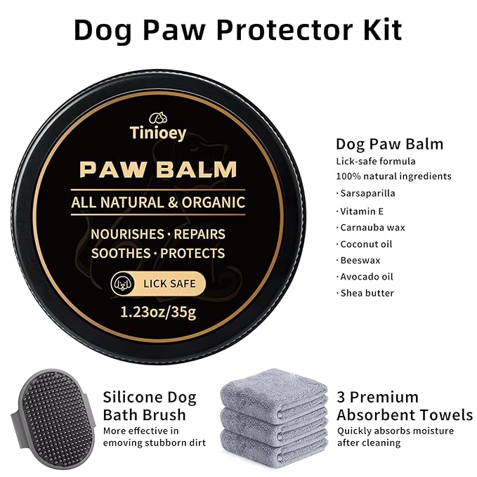 Dog Paw Cleaner for Large Dogs, Dog Paw Washer, Muddy Paw Cleaner, Pet Foot Cleaner, Dog Paw Protector Kit