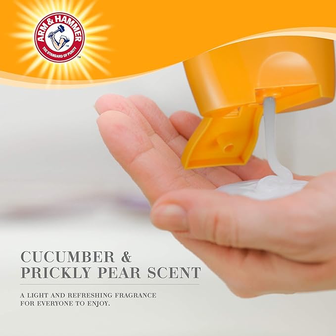 Arm & Hammer Ultra Fresh 2-in-1 Detangling Shampoo and Conditioner, Cucumber & Pear Scent - Dog Wash with Coconut Oil, Baking Soda for Odor Control, Pet Grooming Supplies, 16 Fl Oz