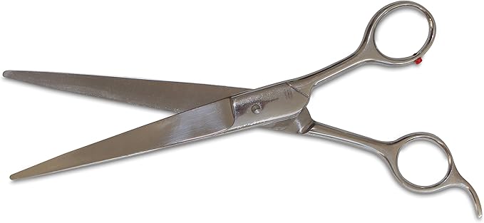 Mars Professional Stainless Steel Grooming Shears, Filipino Style, 8 inch Length