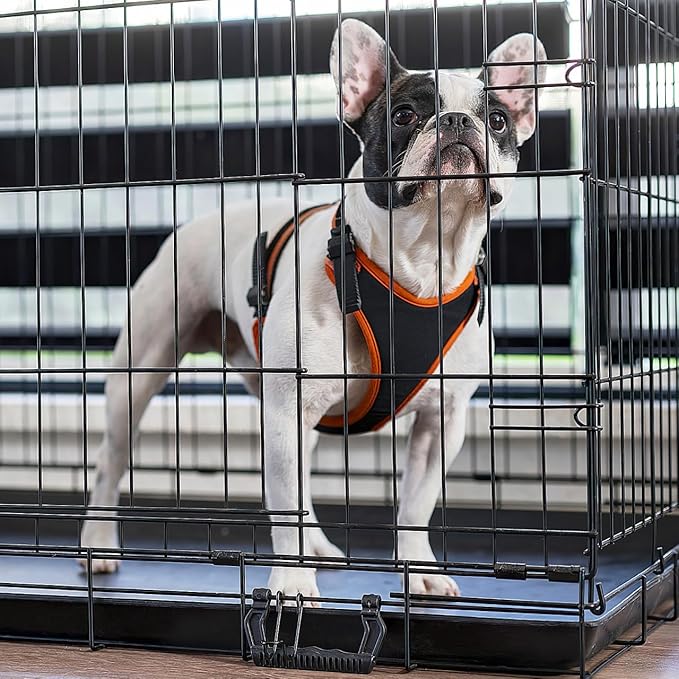 Garneck 2Pcs Plastic Pet Crate Tray Replacement 17.3x11.2'' Bottom Tray for Dog Kennels Rabbit Cages and Small Pets Plastic Dog Crate Pan Crate Bottom Liner Trays