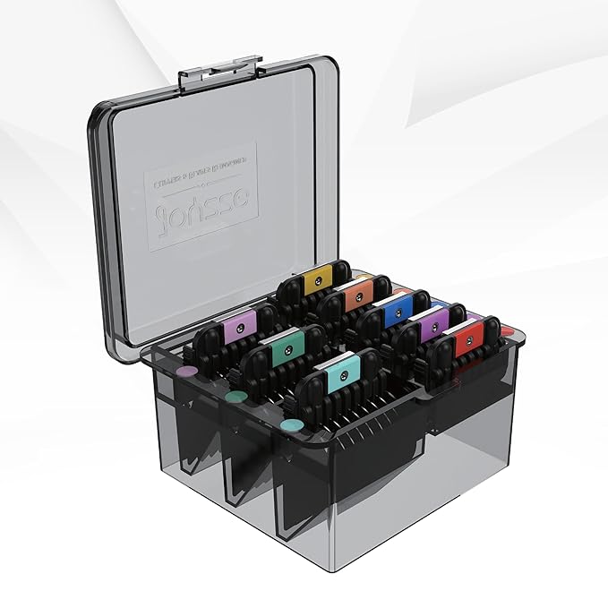 A5 Clipper Stainless Steel Comb Set – Grooming Guide Combs for Dogs, Cats & Horses – Fits Detachable Blades #10, #15, #30 – Not Compatible with 5-in-1 Clippers