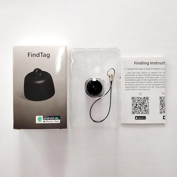 Mini Dog Tracker Cat Tracker,Mini Tracker for Pet iOS and Android, Smart Pet Tracker Location Tracking Collar, Works Worldwide with Any Collar, No Other Fees, Find Tag