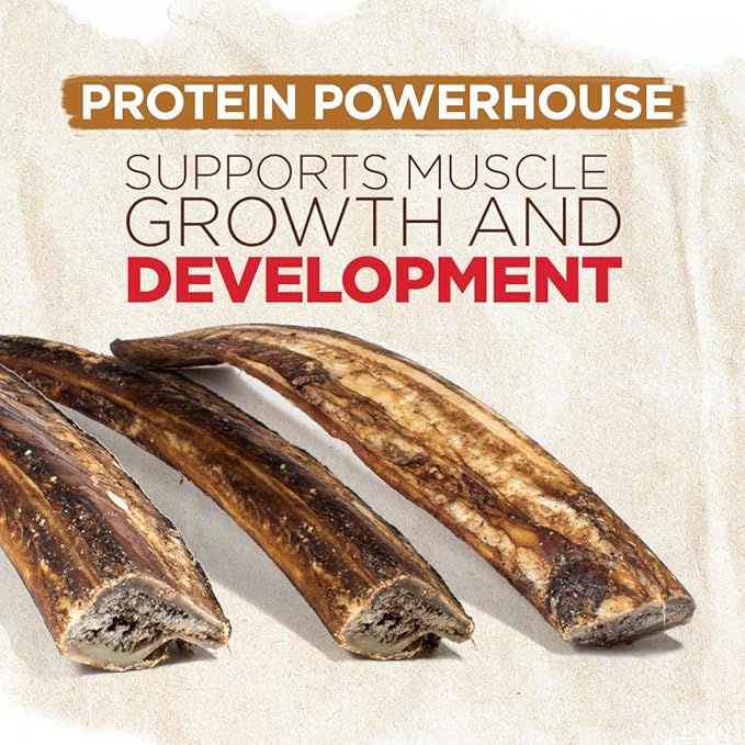 Natural Farm Rib Bones for Dogs (9-10 Inch, 8 Pack) - Beef Ribs for Dogs, Farm-Raised Cattle - Slow-Roasted Flavor Treats, Promotes Dental Health, Great for Medium and Large Dogs