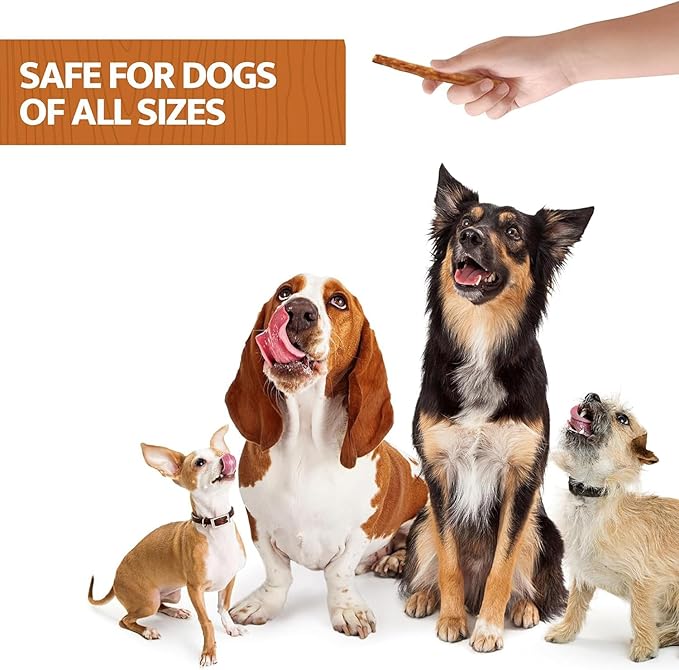 Collagen Chews for Dogs, Dog Chews Long Lasting, Rawhide Free, Real Chicken 5" Dog Treat - 4 Count