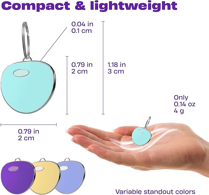 Premium QR Code Dog Tag - Smart Pet ID Tags for Dogs - Scan Dog ID Tag for Instant Location Alert & Modifiable Pet Profile - Dog Tags Personalized for Pets with Dog Training App (Turquoise)