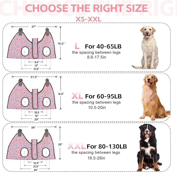 Dog Grooming Hammock for Medium/Large Dogs with Nail Clippers/Nail Trimmers, Dog Grooming Harness for Nail Trimming, Pet Grooming Sling Helper