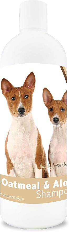 Healthy Breeds Basenji Oatmeal Shampoo with Aloe 16 oz