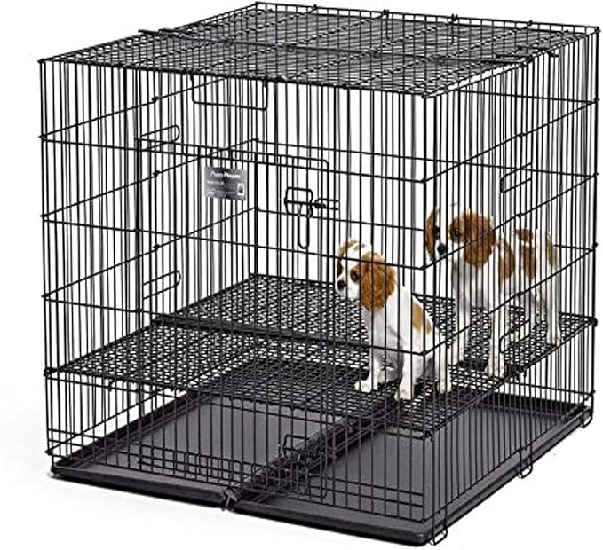 MidWest Homes For Pets Puppy Playpen Crate - 236-10 Grid & Pan Included