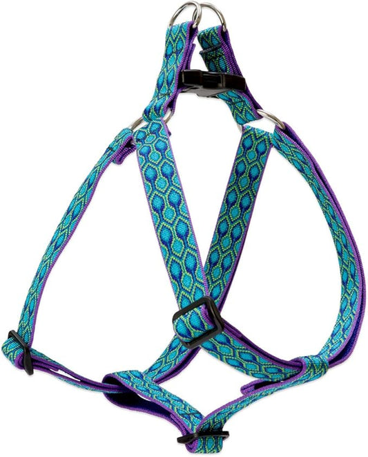 LupinePet Originals 1" Rain Song 19-28" Step In Harness for Medium Dogs