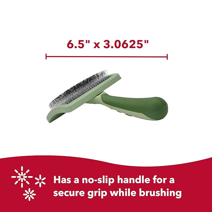 Coastal Pet Safari Curved Firm Slicker Brush - For Dog Grooming and Detangling All Hair Types - 6.5" x 3.06"