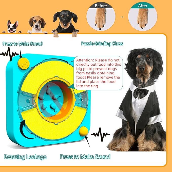 Dog Nail File Toy and Scratch Board for Dogs - Pad for Nail Filing and Scratching