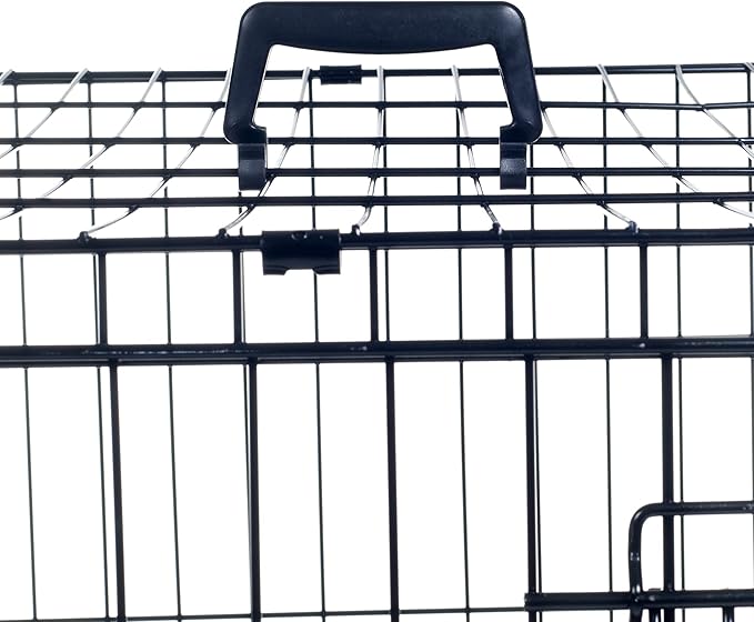 PETMAKER X-Large 2 Door Foldable Dog Crate Cage - 42 x 28 Inch