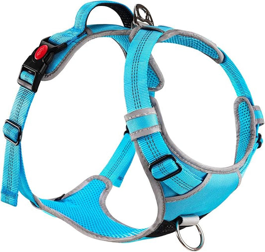 ThinkPet No Pull Harness Breathable Sport Vest with Handle-Dog Harnesses Reflective Adjustable for Medium Large Dogs