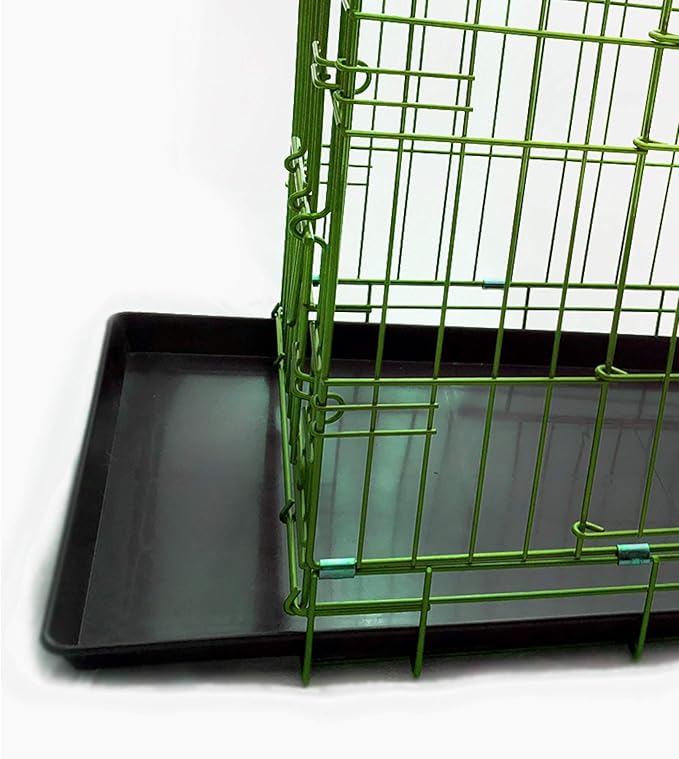 PET Expressions Luxury Colorful 48 Inch Foldable Dog Crate with 2 Doors | Free Training Ebook and Pet Calming Music | 3 Colors & 3