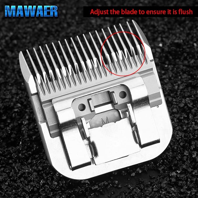 9.5mm Pet Clipper Replacement Blade for A5 Style Detachable Pet Clipper with Ceramic Blades + 440C Stainless Steel fit Most Andis, Oster, Wahl A5 Clippers (3/8 Inch-9.5mm)