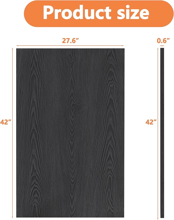 Piskyet Dog Crate Topper Wood Countertop for 48 42 36 30 24 inch Dog Cage, Dog Crate Cover,Dog Kennel Topper(Crate Not Include) (Black, for 42 Inch Crate)