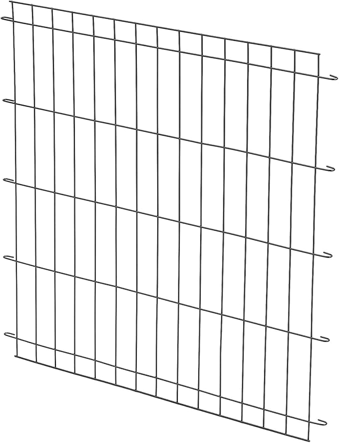 MidWest Homes for Pets Dog Crate Divider Panel for 24-inch Dog Crate; Fits Crate Models 1524, 1524DD, 1924 & Measures 16.42L x 17.05W x .79H Inches, Black