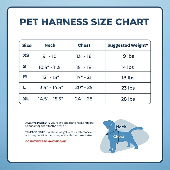 Voyager Aerolite No Pull Mesh Dog Harness with Lightweight, Soft, Breathable, Reflective Stitching, and Adjustable Straps for Walking, Running, Training, Heavy Duty and Durable - Baby Blue, XS