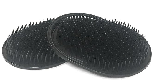 G.B.S Scalp Massager Hair Remover Comb for Dog & Cat, Black, Pack of 2