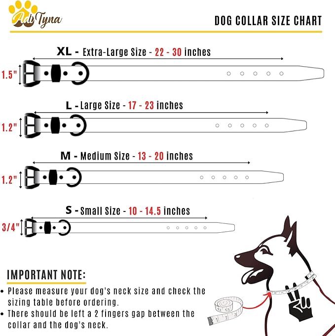 Heavy Duty Red Leather Dog Collar for Small Dogs- Soft and Strong Dog Collar for Puppy or Small Dogs (Small: Fit 10" - 14.5" Neck, Red)