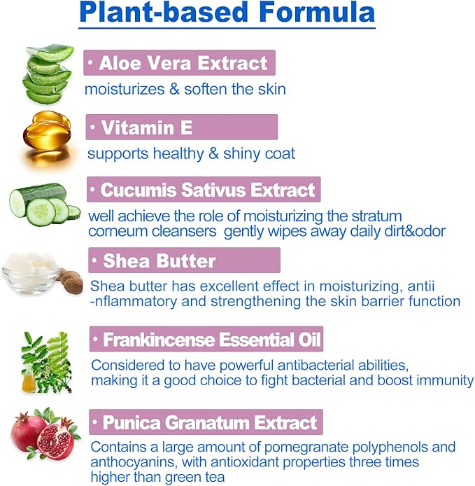 DR.EASY Lavender 200ct Scent Pet Wipes for Dogs and Cats，Ears, Face, Butt, Body and Eye –Convenient, Nature，Home or Travel，Best Pet Supplies