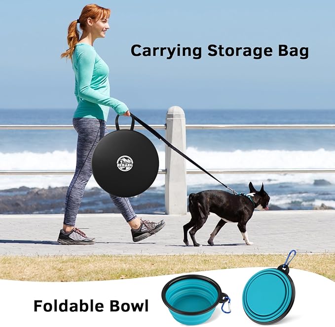 Playpen for Dogs, 44"*44"*24" Large Foldable Pet Play Pens Indoor Outdoor Exercise Pen with Carrying Case Food Bowl for Cat Puppy Rabbit Grey