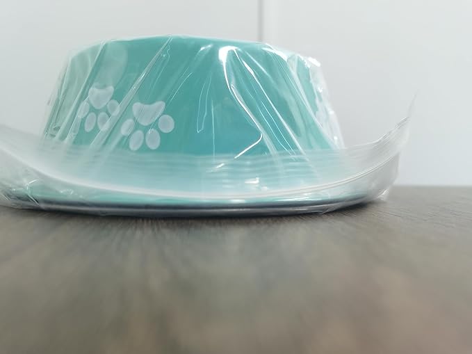 Stainless Steel Dog Bowls 2 Pack Medium Large Dogs Feeding Food Water Bowl with Non-Slip Silicone Sole, Stainless Steel Dog Dishes Elevated Raised Pet Feeder (Green+Grey, L(6.6 Cups))