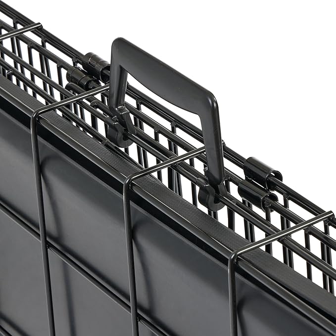 MidWest Homes for Pets Replacement Plastic Handle for Dog Fold and Carry Crate, Black, Handle-1