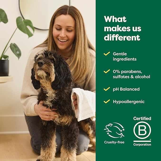 Earth Rated Scrub & Play Bundle - Includes 1 Curly Coat Dog Shampoo & 1 Large Enrichment Toy