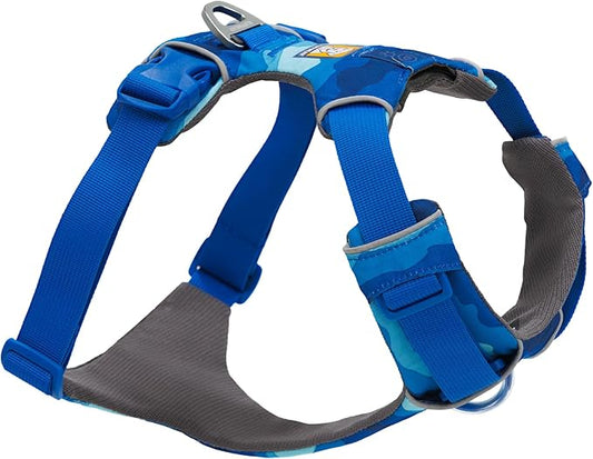 Ruffwear, Front Range Dog Harness, Reflective and Padded, No Pull Harness for Training and Everyday, Coastal Mountains, X-Small
