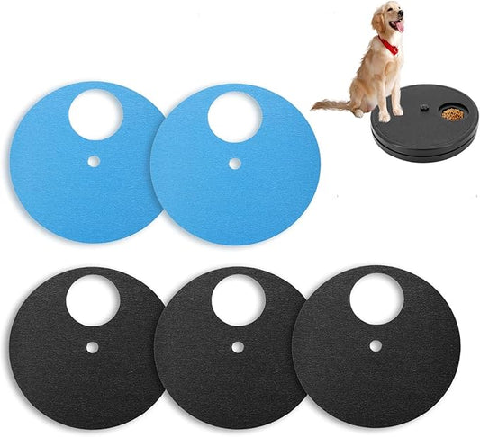5pcs Dog Scratch Replacement Pad, Self-Adhesive Emery Paper Scratching Dog Pad, Replaceable Sticky Sandpaper Dogs Scratch Board,Refillable Discs & Board for Nail Care
