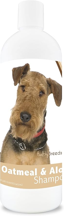 Healthy Breeds Airedale Terrier Oatmeal Shampoo with Aloe 16 oz