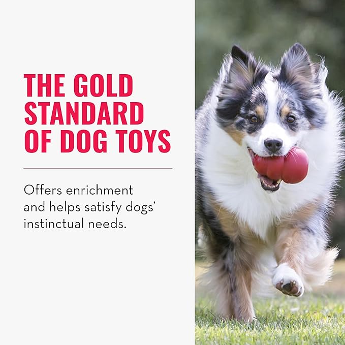 KONG Classic Stuffable Dog Toy - Fetch & Chew Toy for Dogs - Treat-Filling Capabilities & Erratic Bounce for Extended Play Time - Durable Natural Rubber Material - for Extra Large Dogs