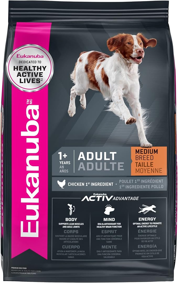 EUKANUBA™ Adult Medium Breed Dry Dog Food, 40 lb