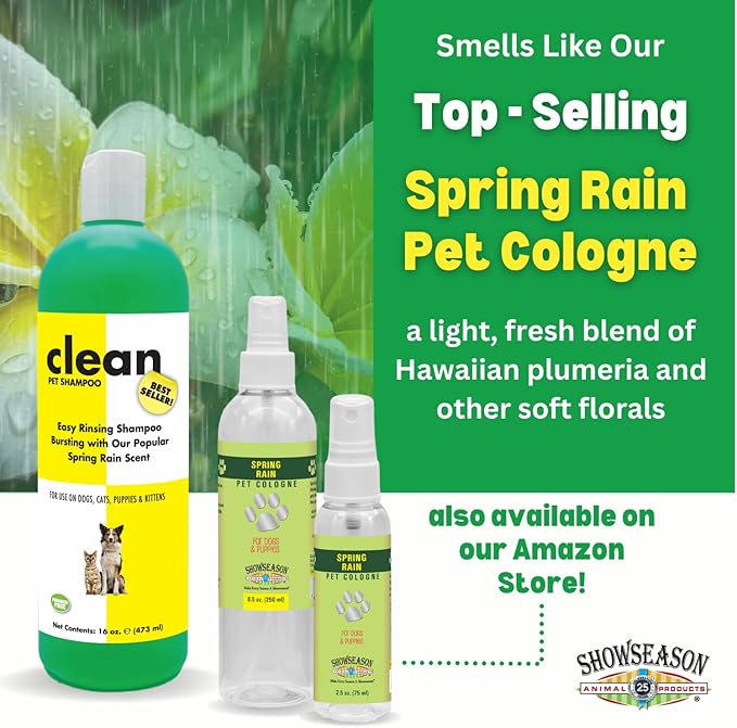 Clean Shampoo for Dogs and Cats with Great Long Lasting Scent 1 Gallon | Cruelty-Free | Paraben-Free | Biodegradable and Non-Toxic | Made in USA